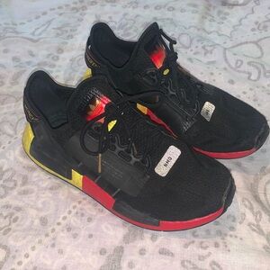 Adidas Boost NMD Germany Munchen Black Yellow Red Sz 8.5
